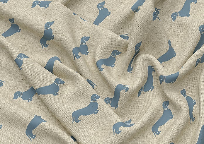 Emily Bond Peggy, True Blue - Twist&Fit Roman Blind - Image 4